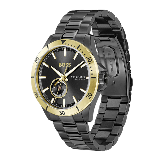 Hugo Boss - Automatic - Troper - Open Heart Watch - Gold - 1514203