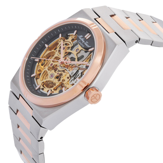 Mathey-Tissot-ZEUS-Gold-Swiss-Automatic-Rare-Catena-SA800-Jewels-H118CFRS-Side