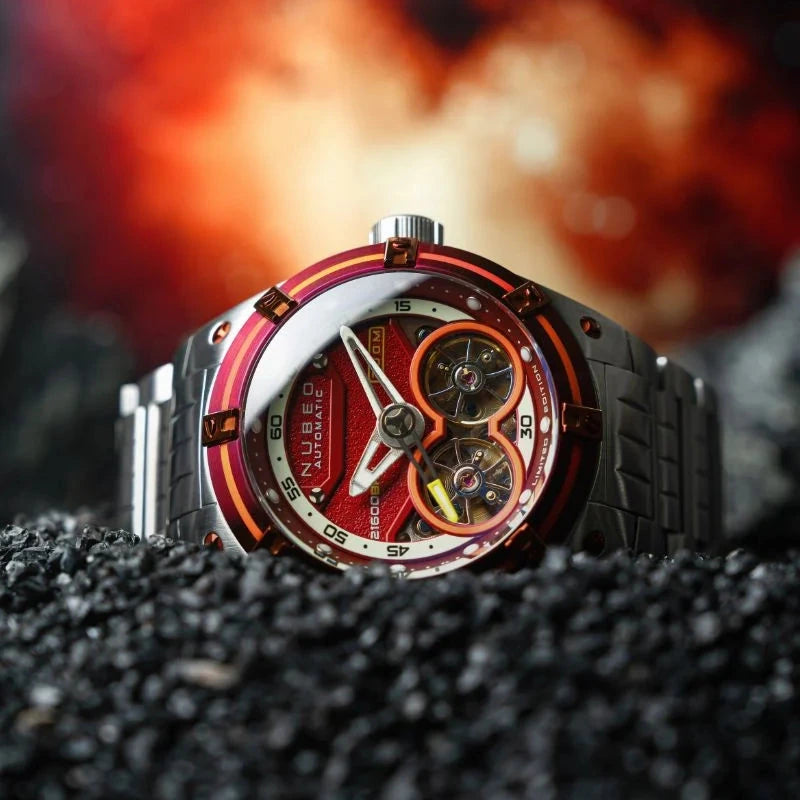 NUBEO-GALILEO-Limited-Edition-*1-100*-Swiss-Newlite-Twin-Balance-AUTOMATIC-NB-6070-88-Side