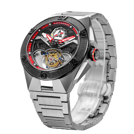 Astronic - Flying Tourbillon - NightHawk - Co-axial - Limited Edition - Power Reserve - STL-117B-RE-SS