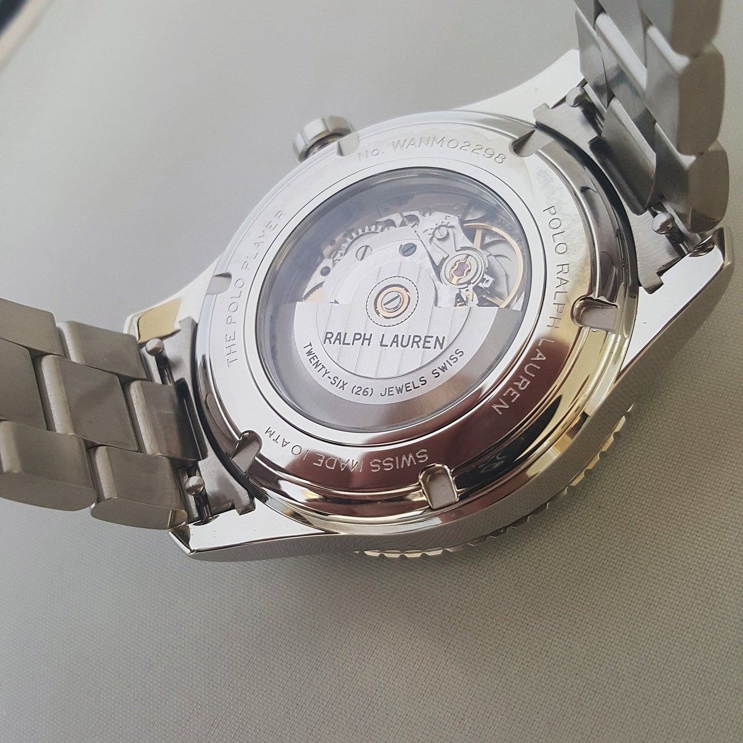 Ralph Lauren Sporting Pony Player 472836829005 Zwitsers Automatisch - 26 Jewels - In-House Uurwerk - Aluminium Bezel - Gelakte Wijzerplaat