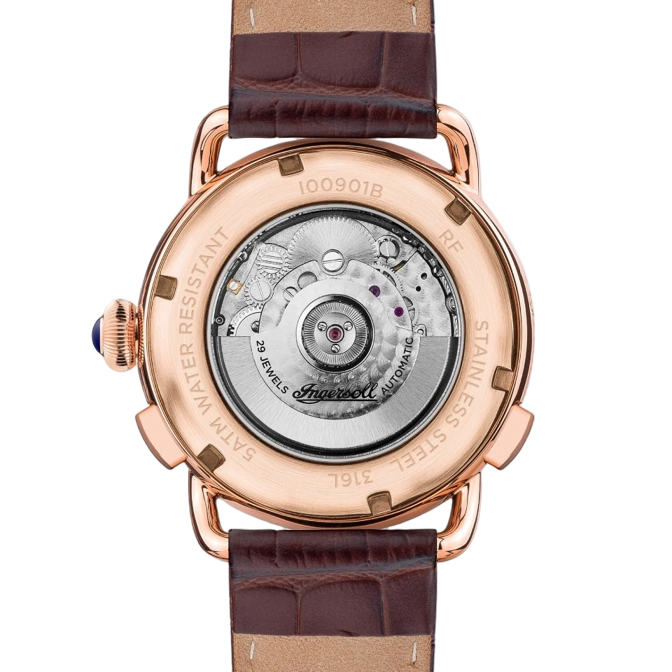Ingersoll - New England - Automatic - Gold - 29 Jewels - Day-Date - I00901B