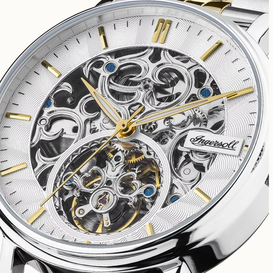 Ingersoll - Automatic - Charles - Skeleton Open Heart - Gold - I05806
