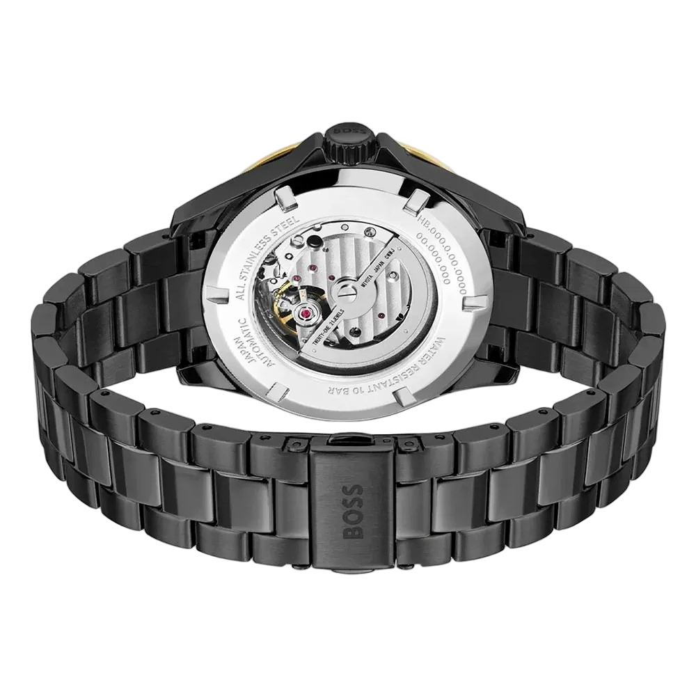 Hugo Boss - Automatic - Troper - Open Heart Watch - Gold - 1514203
