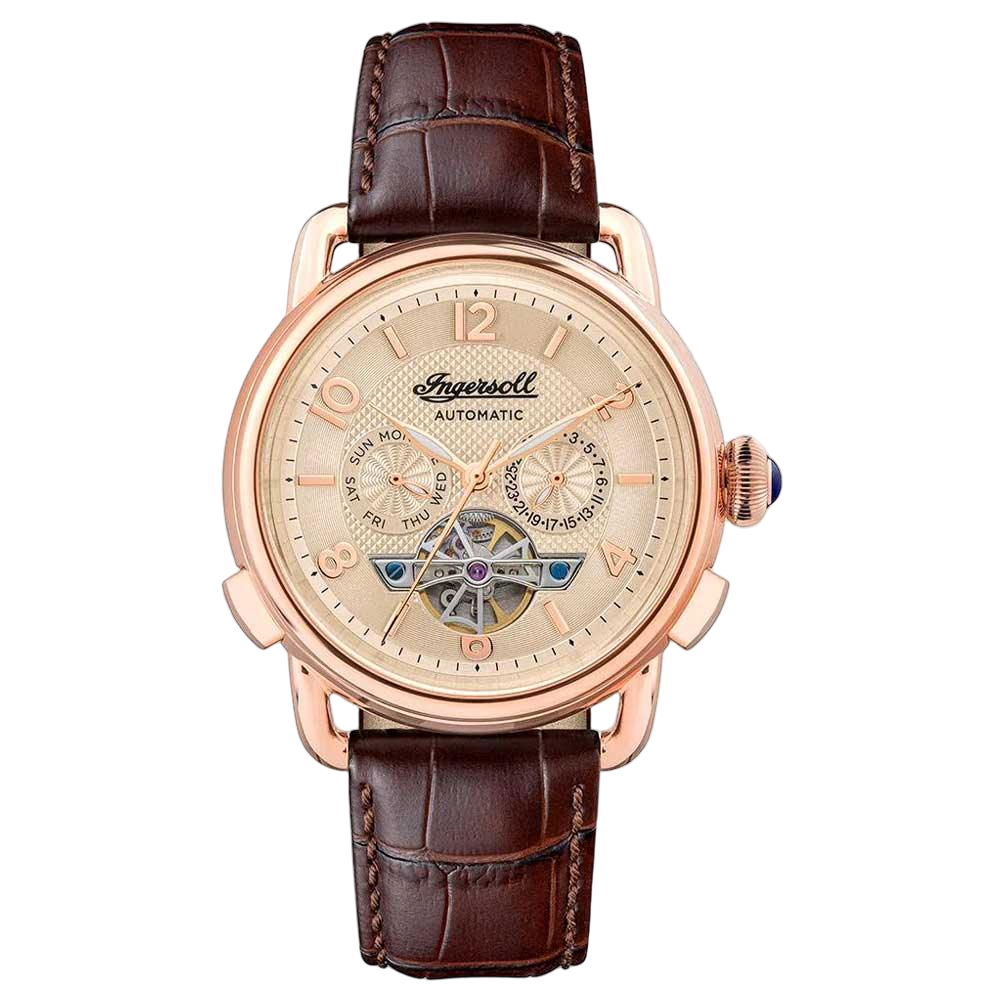 Ingersoll - New England - Automatic - Gold - 29 Jewels - Day-Date - I00901B
