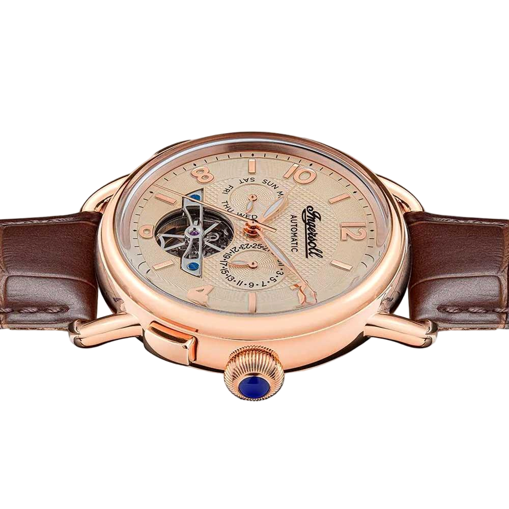 Ingersoll - New England - Automatic - Gold - 29 Jewels - Day-Date - I00901B