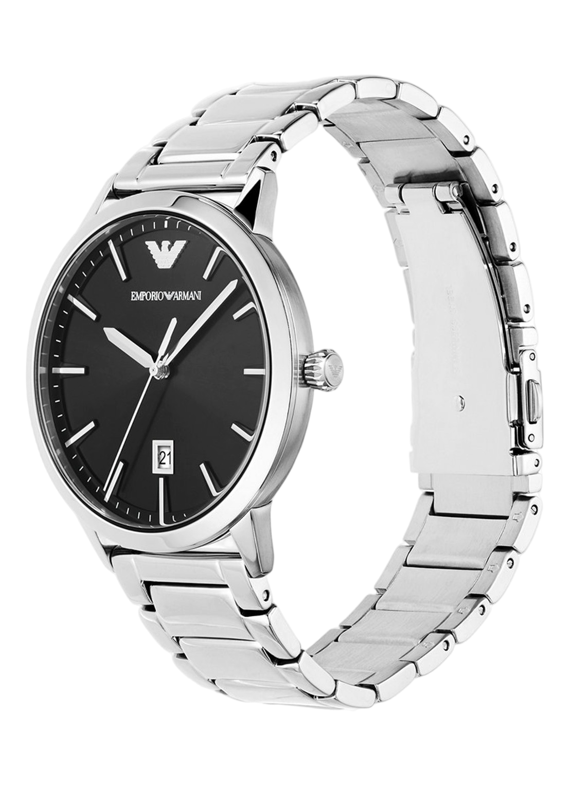 Armani-Steel-Watch-Date-Black-AR11310-Front2