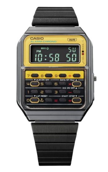 Casio - Vintage Calculator - Heritage-Colors-Edition CA-500WEGG-9BEF-Front