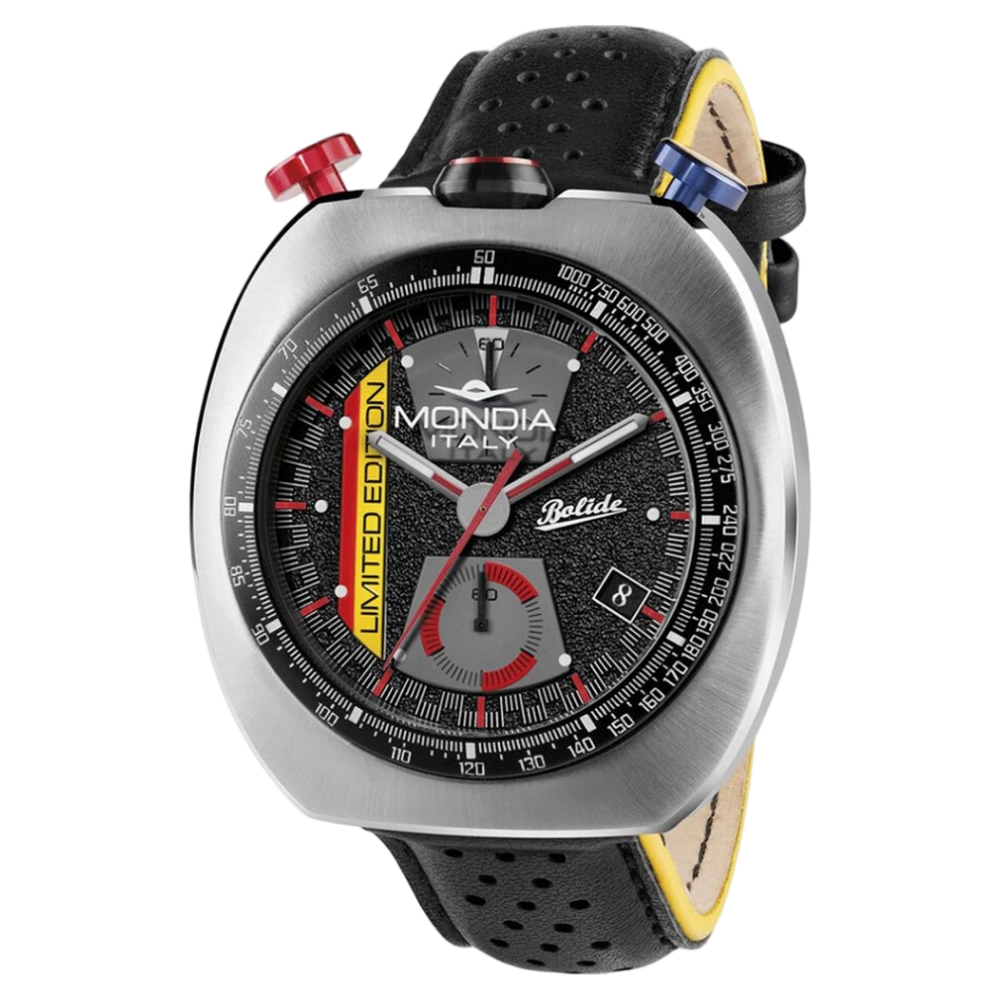 MONDIA-BOLIDE-Limited-Edition-Bull-Chronograph-Meqa-Quartz-MI-814-SS-BK-CP-Front