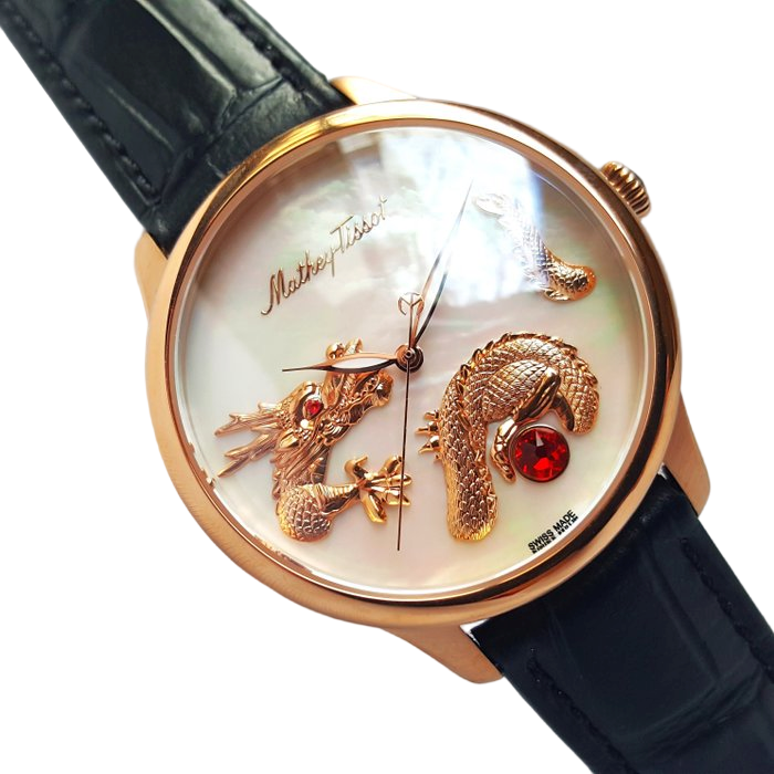 Mathey-Tissot-Asia-DRAGON-Limited-Edition*1- 199*-Swiss-Automatic-2-Gems-H1886DB-Side