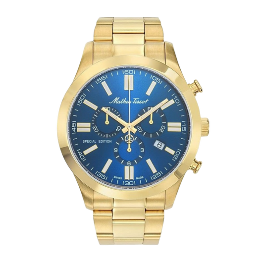 Mathey-Tissot-Jumbo-Special-Edition-Chronograph-18K-Gold-H455CHPBU-Front