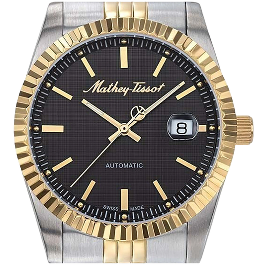 Mathey-Tissot-Mathy-III-Automatic-STP-1-11-Caliber-Cyclops-Loupe-Sun-Bezel-Gold-H1810ATBN-Front2