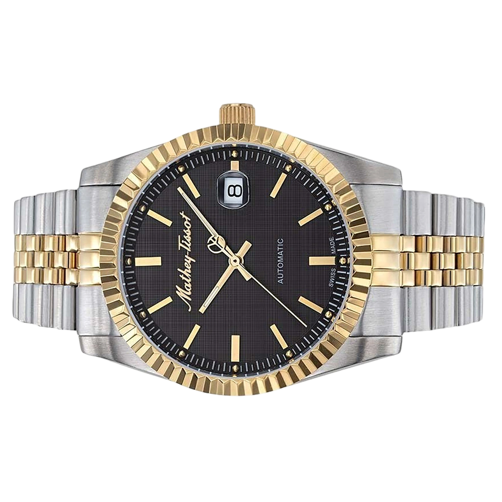 Mathey-Tissot-Mathy-III-Automatic-STP-1-11-Caliber-Cyclops-Loupe-Sun-Bezel-Gold-H1810ATBN-Side