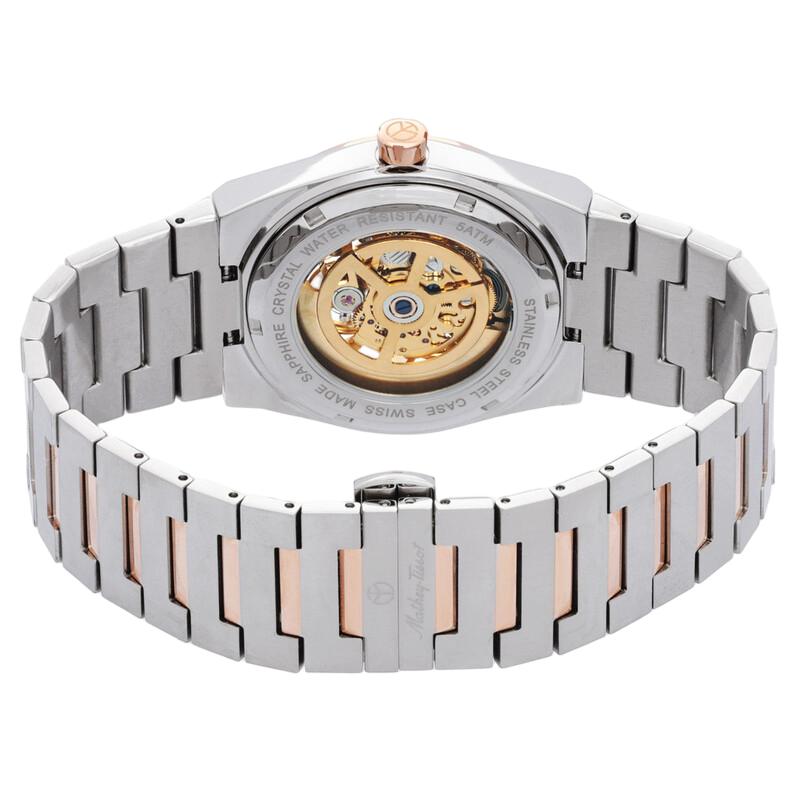 Mathey-Tissot-ZEUS-Gold-Swiss-Automatic-Rare-Catena-SA800-Jewels-H118CFRS-Back