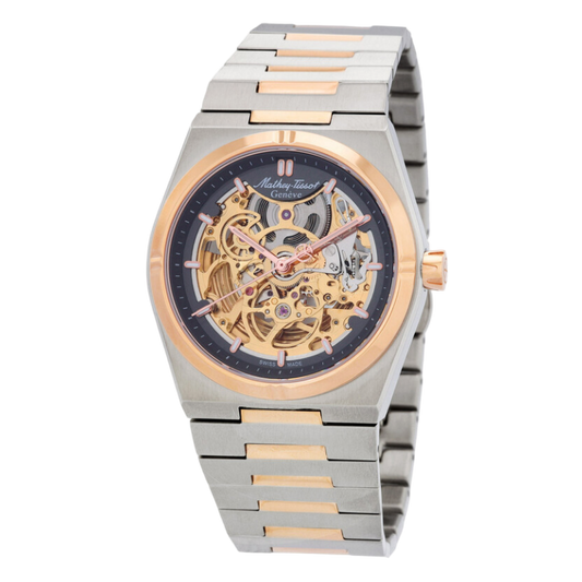 Mathey-Tissot-ZEUS-Gold-Swiss-Automatic-Rare-Catena-SA800-Jewels-H118CFRS-Front