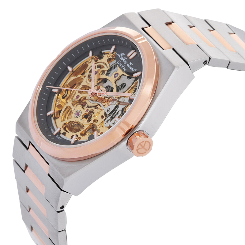 Mathey-Tissot-ZEUS-Gold-Swiss-Automatic-Rare-Catena-SA800-Jewels-H118CFRS-Side