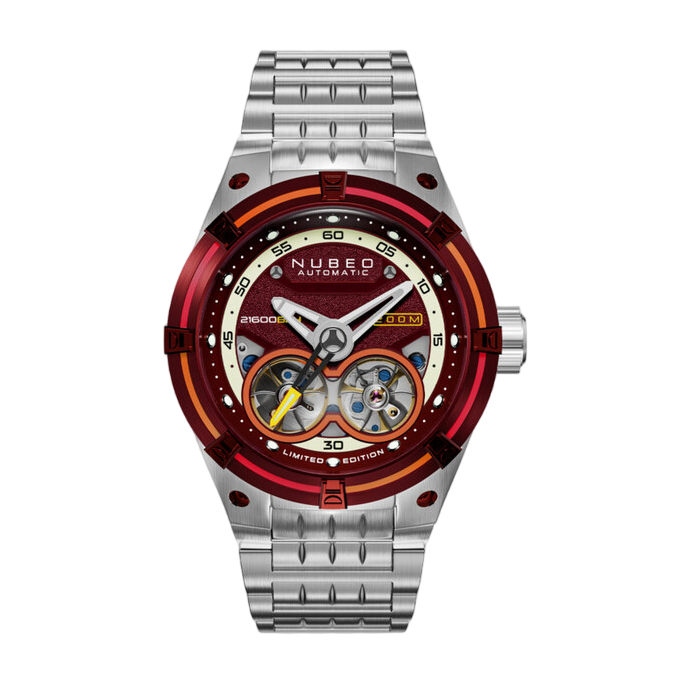 NUBEO-GALILEO-Limited-Edition-*1-100*-Swiss-Newlite-Twin-Balance-AUTOMATIC-NB-6070-88-Front