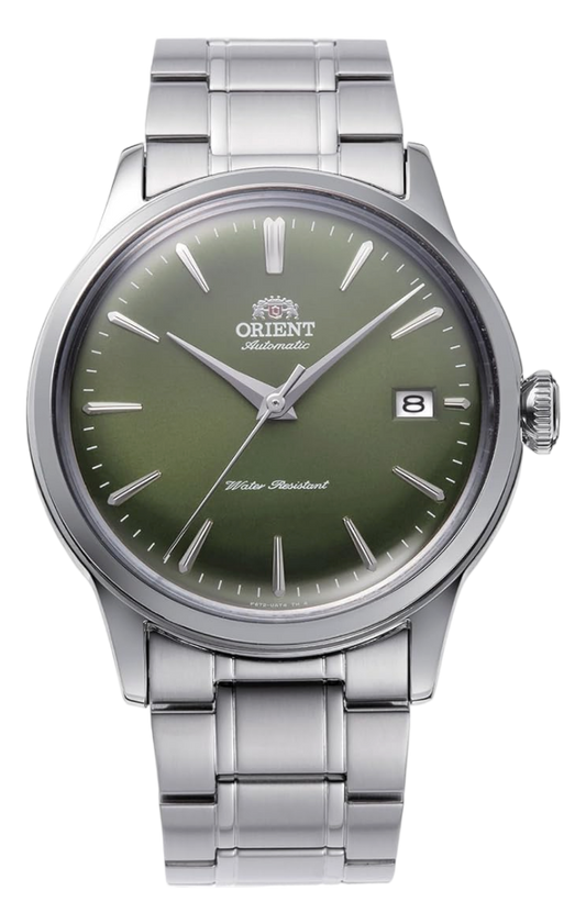 Orient-Bambino-Sunburn-Forest-Green-Olive-RA-AC0M09E30B-Front