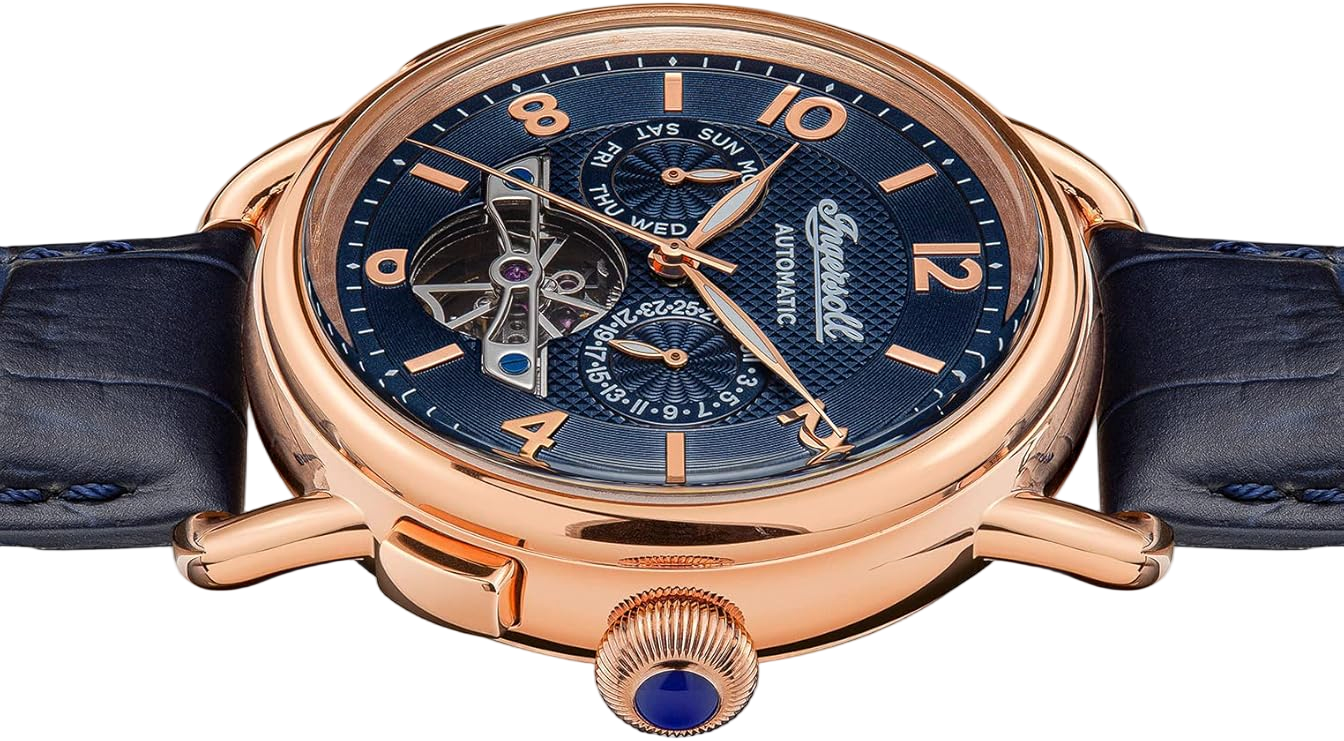 Ingersoll - New England - Automatic - Gold - 29 Jewels - Day-Date - I00902B