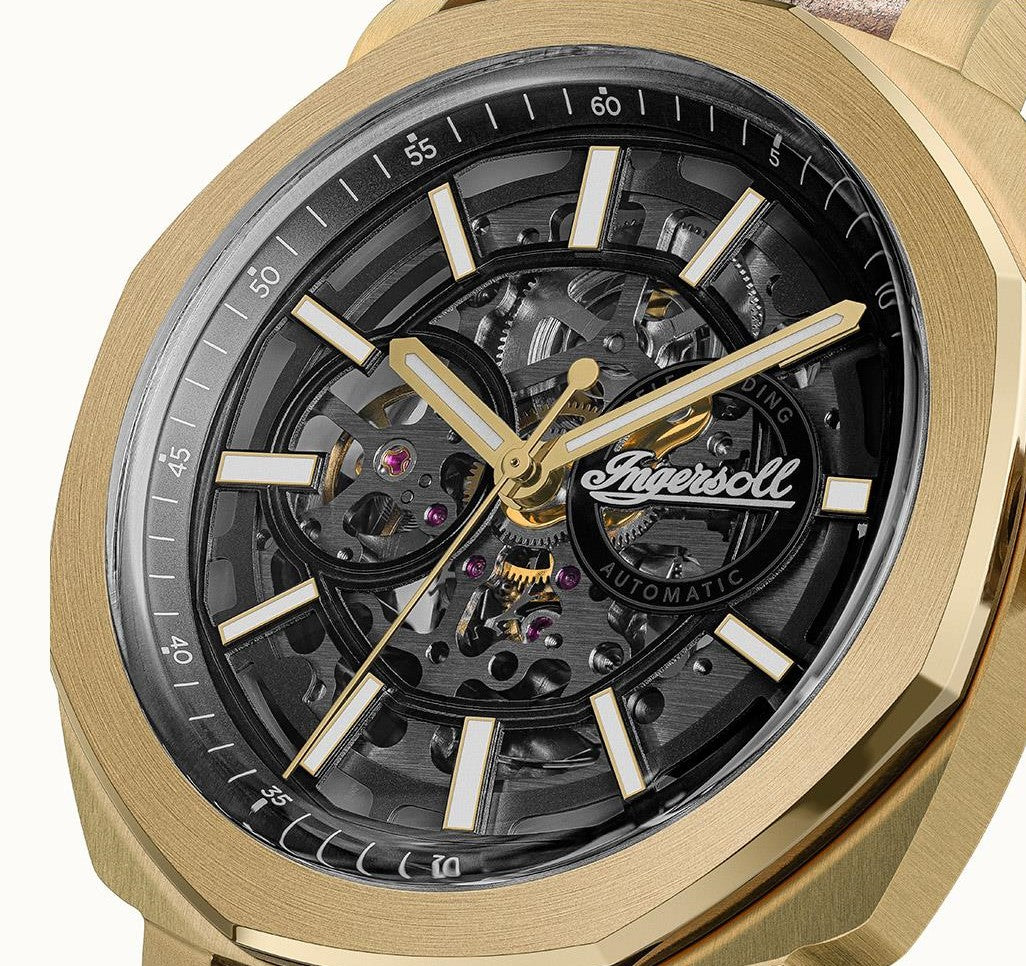 Ingersoll - The Outrider - Automatic - Skeleton - Gold - I16402